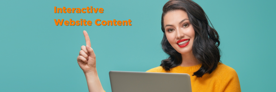 Interactive content for website engagement.