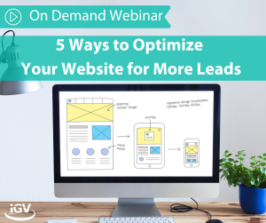 Website Leads Webinar On Demand IGV